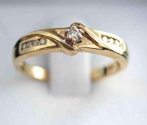 DIAMOND WEDDING OR ENGAGEMENT RING FROM BIRMINGHAM, JEWELLERY QUARTER OF ENGLAND!