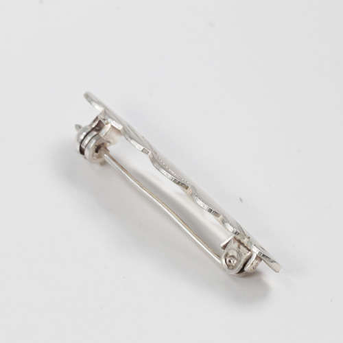 SOLID STERLING SILVER BABY`S BROOCH, PERFECT FOR NAME ENGRAVING