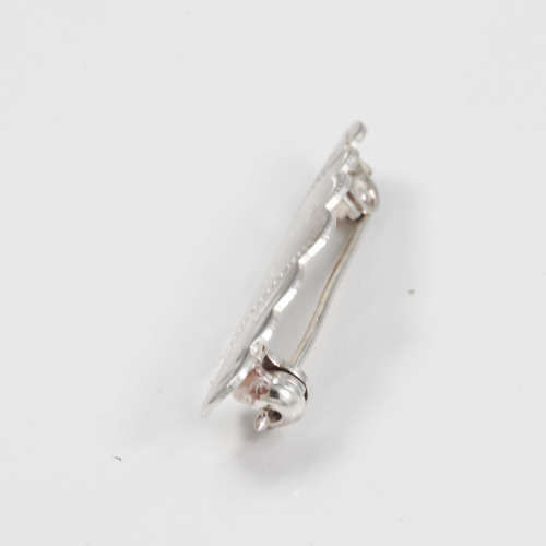 SOLID STERLING SILVER BABY`S BROOCH, PERFECT FOR NAME ENGRAVING
