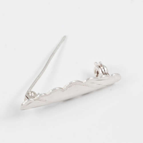 SOLID STERLING SILVER BABY`S BROOCH, PERFECT FOR NAME ENGRAVING