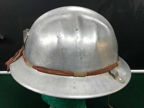 VINTAGE  ALUMINIUM MINING HARD HAT