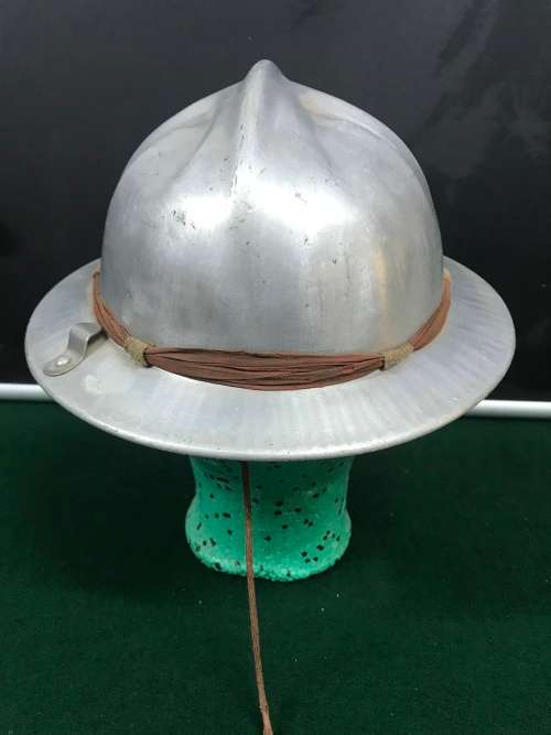 VINTAGE  ALUMINIUM MINING HARD HAT