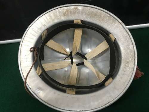 VINTAGE  ALUMINIUM MINING HARD HAT