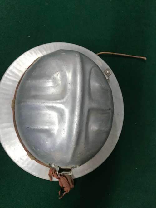 VINTAGE  ALUMINIUM MINING HARD HAT