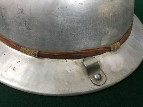 VINTAGE  ALUMINIUM MINING HARD HAT