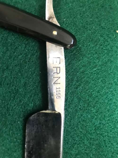 VINTAGE, CROWN & SWORD, ERN 1166, GERMANY, STRAIGHT RAZOR
