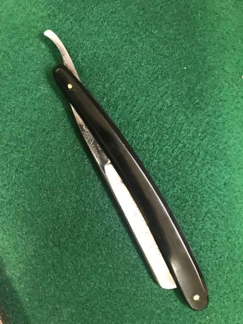 VINTAGE, CROWN & SWORD, ERN 1166, GERMANY, STRAIGHT RAZOR