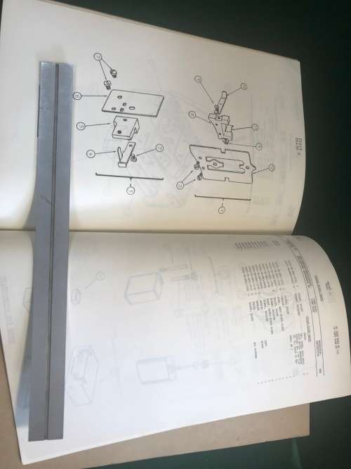 ORIGINAL - SADF - PARTS LIST - VICKERS MACHINE GUN - 7.62 millimeters