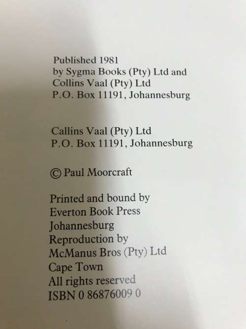 AFRICAS SUPER POWER  PAUL L MOORCRAFT  1981