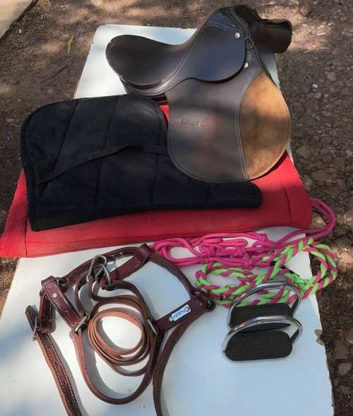 SADDLE AND OTHER HORSE TACK ITEMS