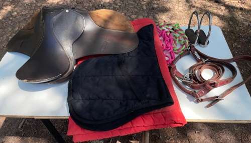 SADDLE AND OTHER HORSE TACK ITEMS
