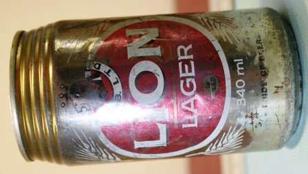 Can: Lion Larger, 340ml, Circa 1987