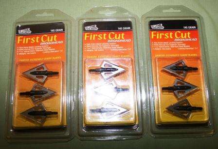 BROAD HEAD, GAME TRACKER, FIRST CUT, 145GR - 9 off