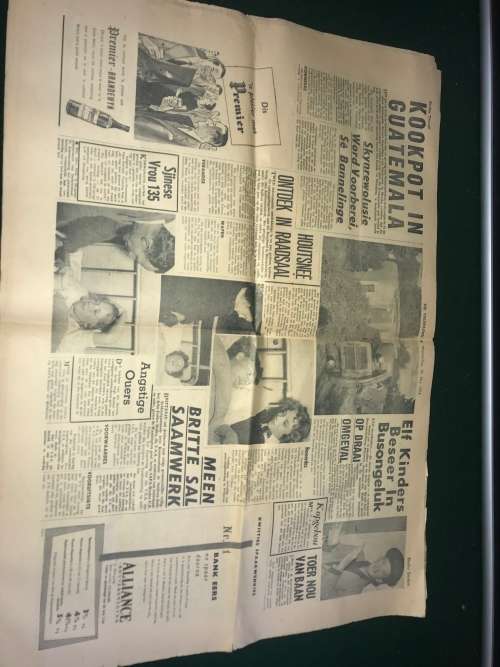 DIE VADERLAND NEWSPAPER- 26 MAY 1954