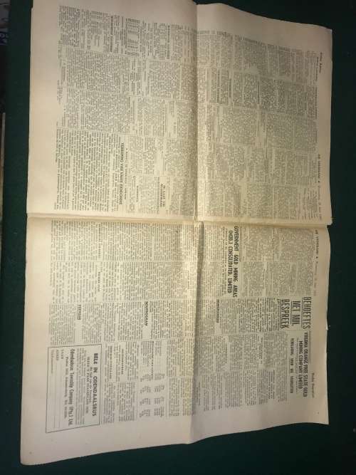 DIE VADERLAND NEWSPAPER- 26 MAY 1954