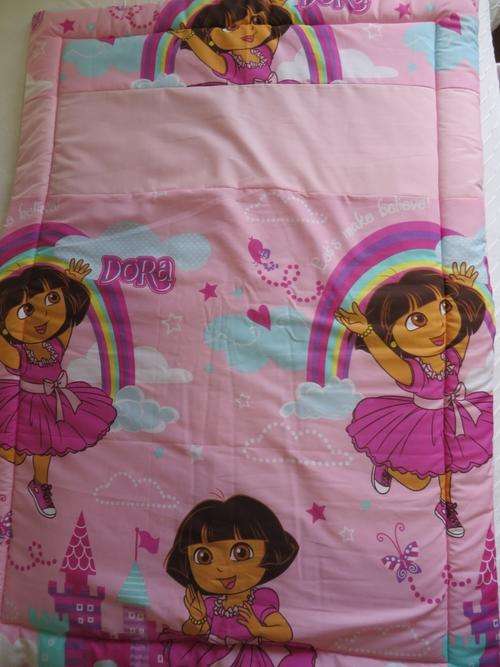 Dora the Explorer cot comforter, with pillowcase