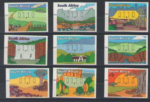 1147 - 1155 FRAMA LABELS FULL SET UMM