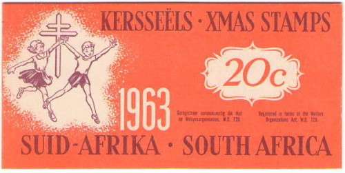 1963 20c CHRISTMAS BOOKLET COMPLETE