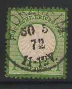 GERMAN EMPIRE 1872 1KR VFU CV R1350