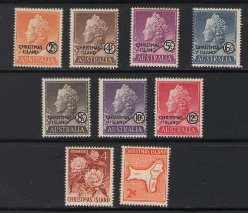 CHRISTMAS ISLAND 1958 MINT