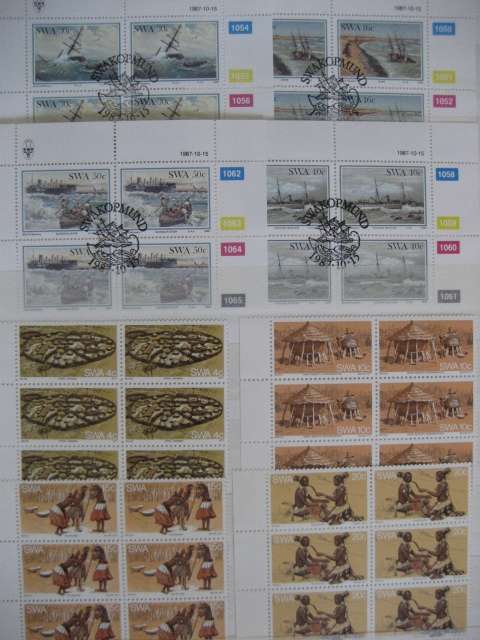 STOCKBOOK LIGHTHOUSE 16 PAGE INCL STAMPS, SHEETS, CONTROLS, ADDITIONAL SCANS SEE BELOW
