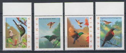 NAMIBIA 476-479 SUNBIRDS UMM