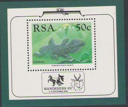 694a COELACANTH FOUNDATION MINIATURE SHEET UMM
