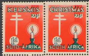 CHRISTMAS STAMPS 1941 MM PAIR