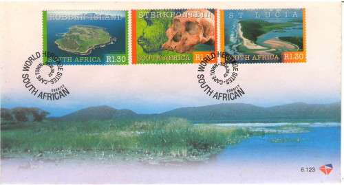 FDC 6TH SERIES 6.123 WORLD HERITAGE SITES
