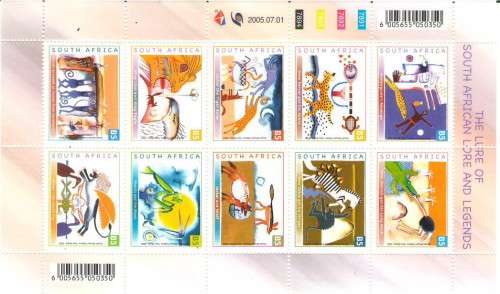 1729 FOLKLORE AND LEDGENDS FULL SHEET UMM