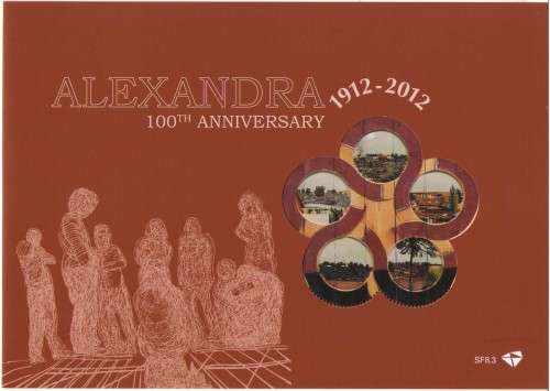 SF8.3 ALEXANDRA ANNIVERSARY FOLDER WITH FULL SHEET 2231 UMM