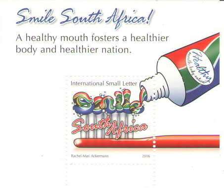 2296 SMILE SA MINIATURE SHEET UMM