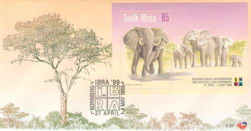 FDC 6TH SERIES 6.97 INT WORLD STAMP EXPO