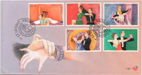 7.57 BALLROOM DANCING 7TH SERIES FDCS AS ISSUED