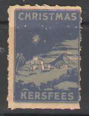 SOUTH AFRICA CHRISTMAS STAMPS 1929 SINGLE UMM