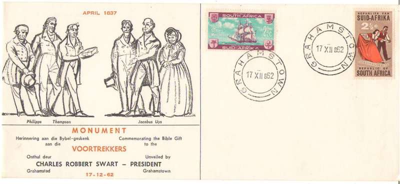 COVER BIBLE GIFT TO THE VOORTREKKERS