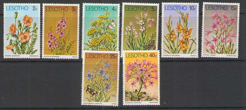 LESOTHO 1976-1980 FIVE SETS UMM
