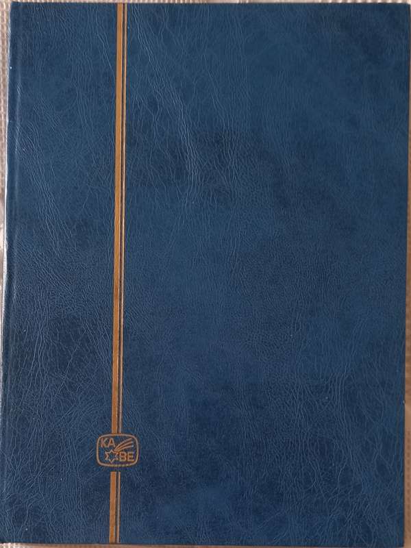 STOCKBOOK KABE 8 PAGE 16 SIDES VERY CLEAN FILLED WITH A FEW STAMPS