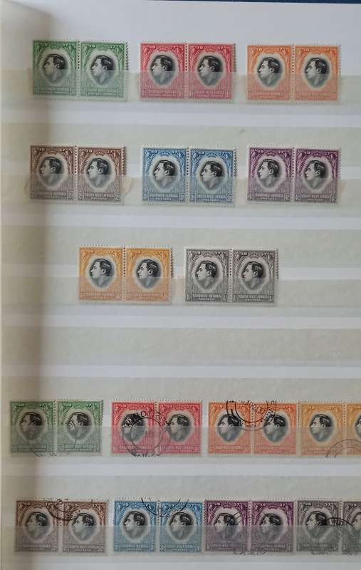 STOCKBOOK KABE 8 PAGE 16 SIDES VERY CLEAN FILLED WITH A FEW STAMPS