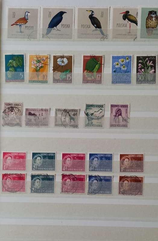 STOCKBOOK KABE 8 PAGE 16 SIDES VERY CLEAN FILLED WITH A FEW STAMPS