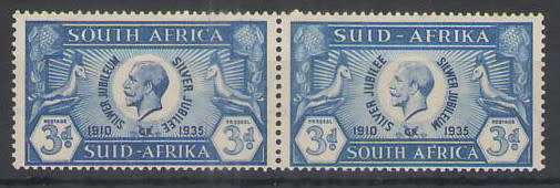 SACC 66 3D SILVER JUBILEE HOR PAIR UMM