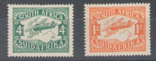1927 AIRMAIL PAIR SUPERB LMM