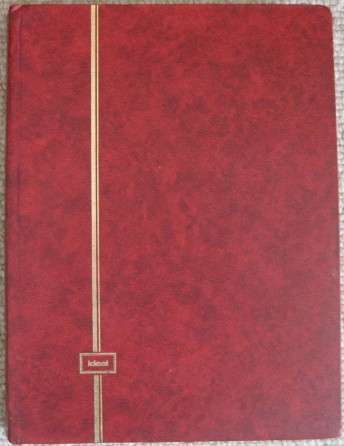 STOCKBOOK IDEAL 16 DOUBLE SIDED PAGES GOOD CONDITION