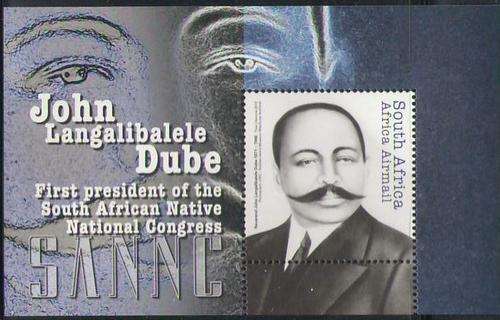 2219 JOHN DUBE MINIATURE SHEET UMM