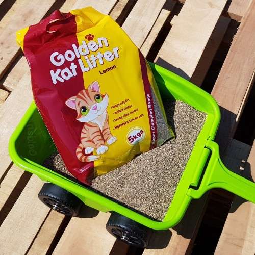 BLACK FRIDAY 5kg Golden Kat Litter Lemon Scent