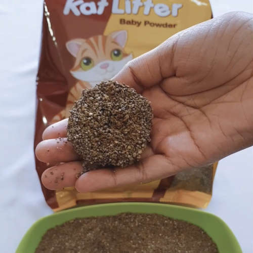 AUGUST ONLY | 4x 5kg Golden Kat Litter Baby Powder Scent (Best Cat Litter for Odour Control)