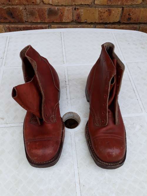 WW2 Australian Infantry Boots, Jungle Pattern