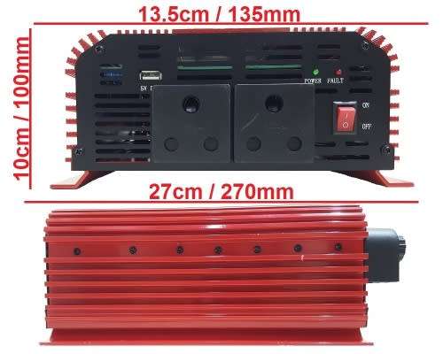 2000W Inverter 100Ah Deep Cycle Solar Battery Combo