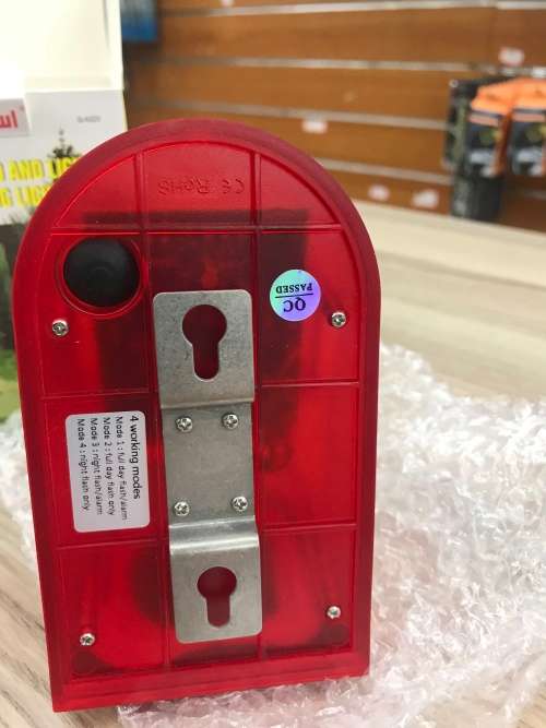 Solar Sound & Light Alarm Motion Sensor