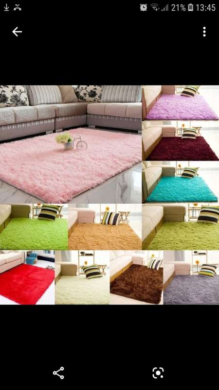 Fluffy carpet